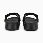 4s Puma 390957-01 Karmen Space Metallics Swimming Slides Women - Black/Gold 